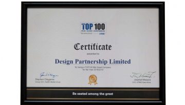 Design-Partnership-Awards--certificate-Kenya-top-100-mid-sized-company-2018-19